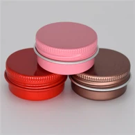 सुंदर उत्पादों के लिए एल्यूमीनियम भंडारण बॉक्स पेंच ढक्कन Id100mm ऊंचाई42mm वॉल्यूम250ml